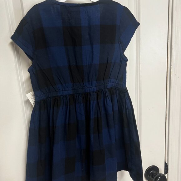 Old Navy Plaid Dress Size 5-6 - Picture 2 of 2